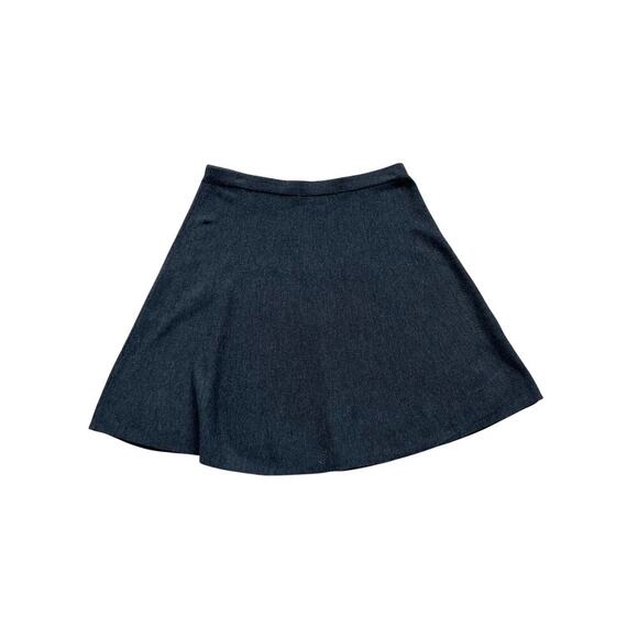 Eileen Fisher Dark Gray Wool Flowy Skirt Sz S - Picture 5 of 5